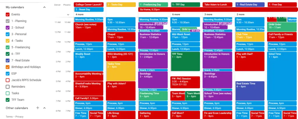 How I Budget My Time As A College Student